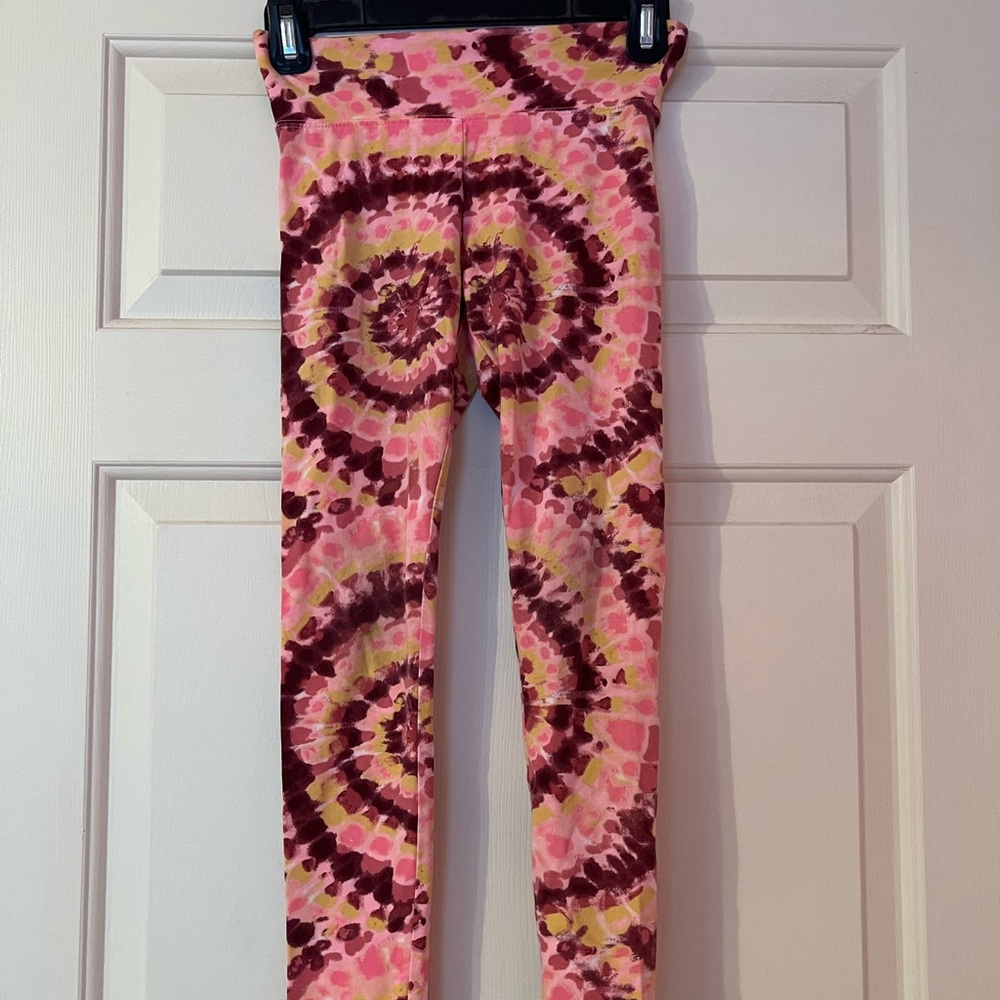 Girls Justice Tie Dye Activewear Leggings